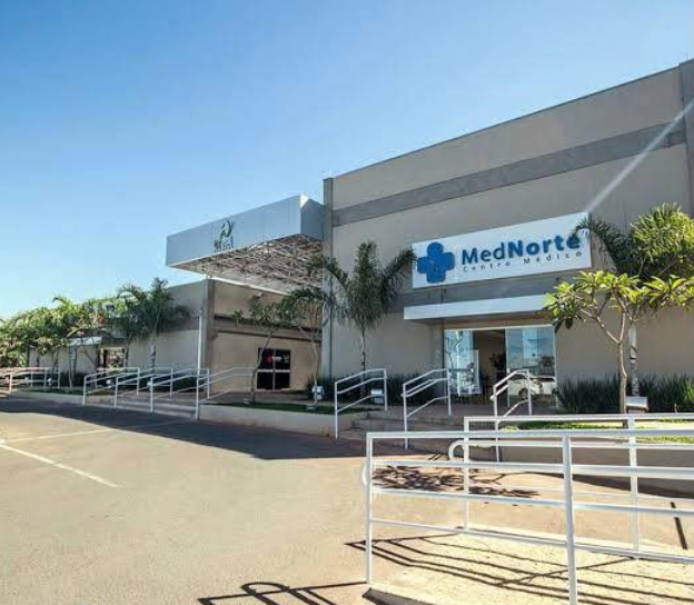 Fachada da MedNorte Centro Médico em São José do Rio Preto